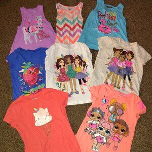 7/8 girls bundle summer clothes bundle